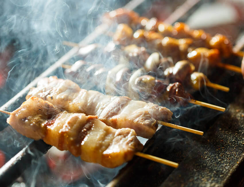 焼きシーン