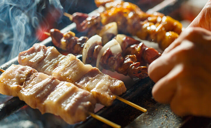 焼きシーン